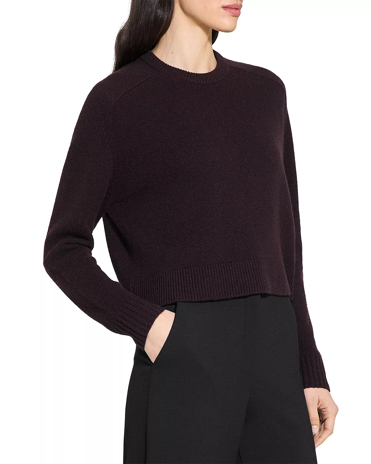 Cashmere Cropped Sweater - 5