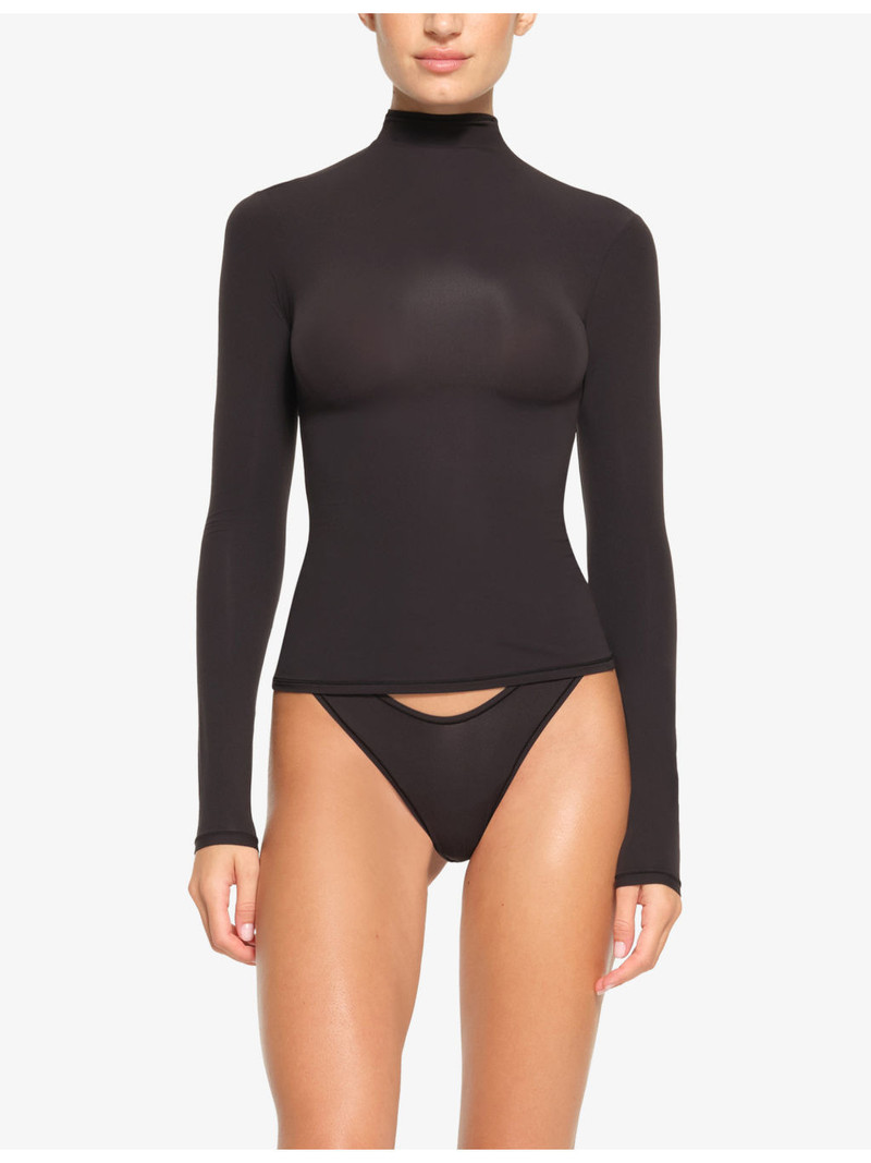 SKIMS Fits Everybody Turtleneck Stretch-Woven Top outlook