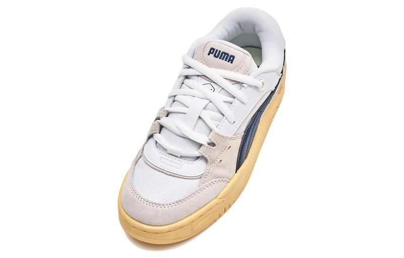 (WMNS) PUMA 180 Vintage 'White Navy Warm White' 396323-01 4