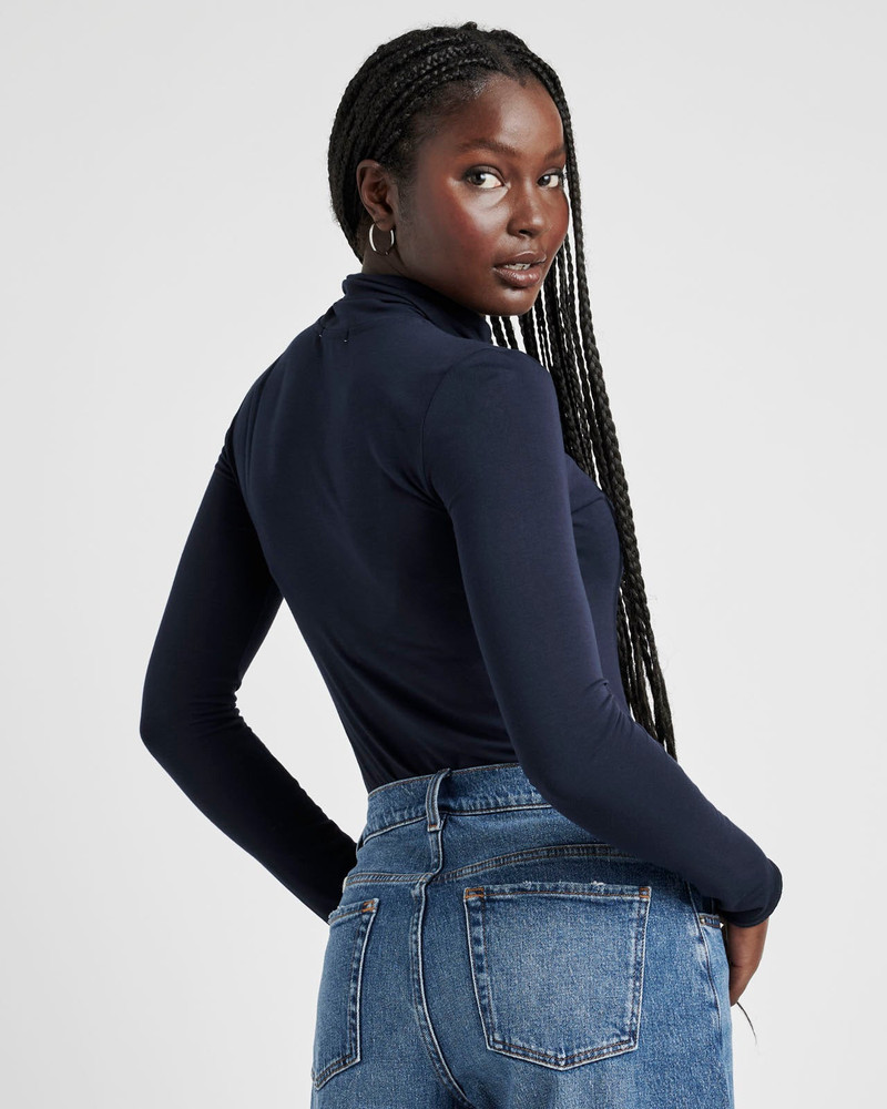 Bamboo Blend Long Sleeve Turtleneck 6