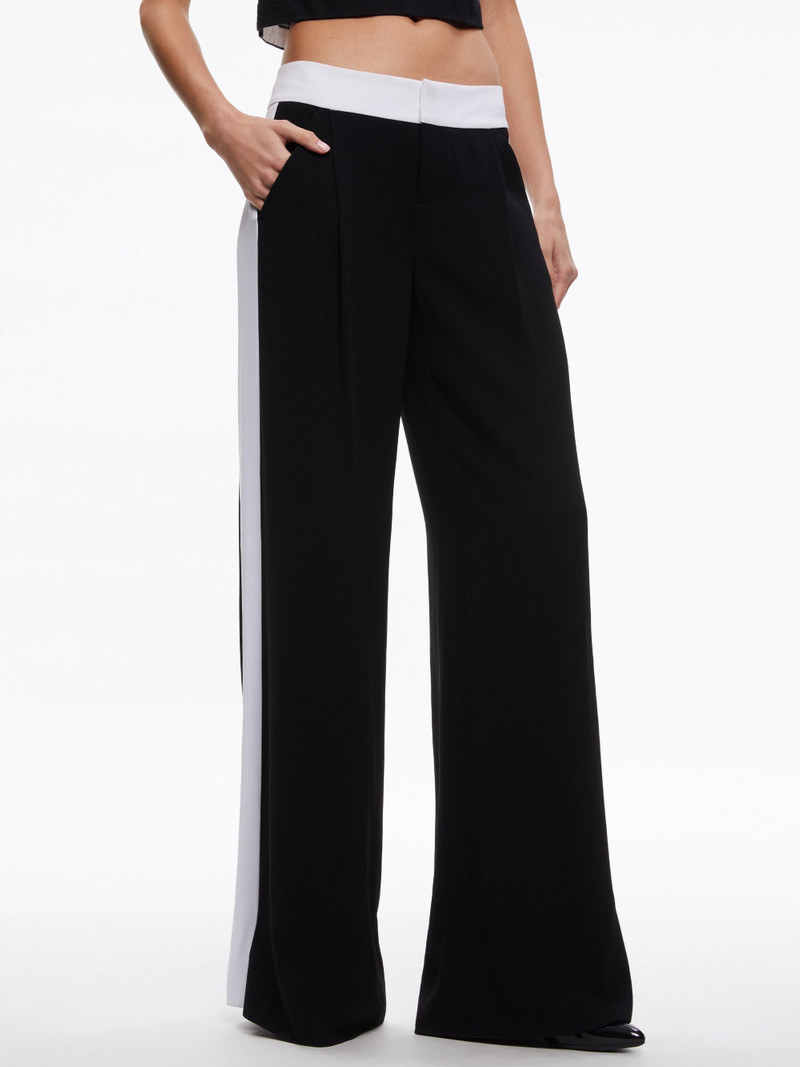 ERIC MID RISE PANT WITH TUX STRIPE 2