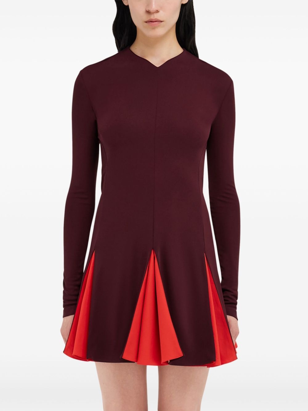 colourblock skater dress - 3