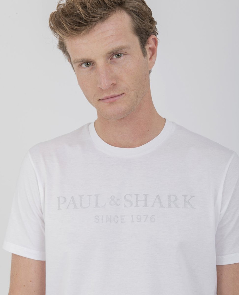 Organic cotton T-Shirt with printed Heritage Paul&Shark 5