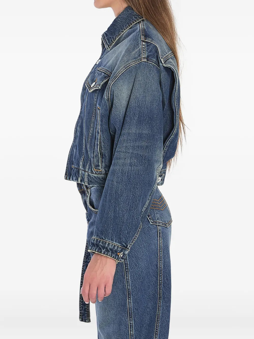 Jean Paul Gaultier Women Oversized Denim Jacket - 5