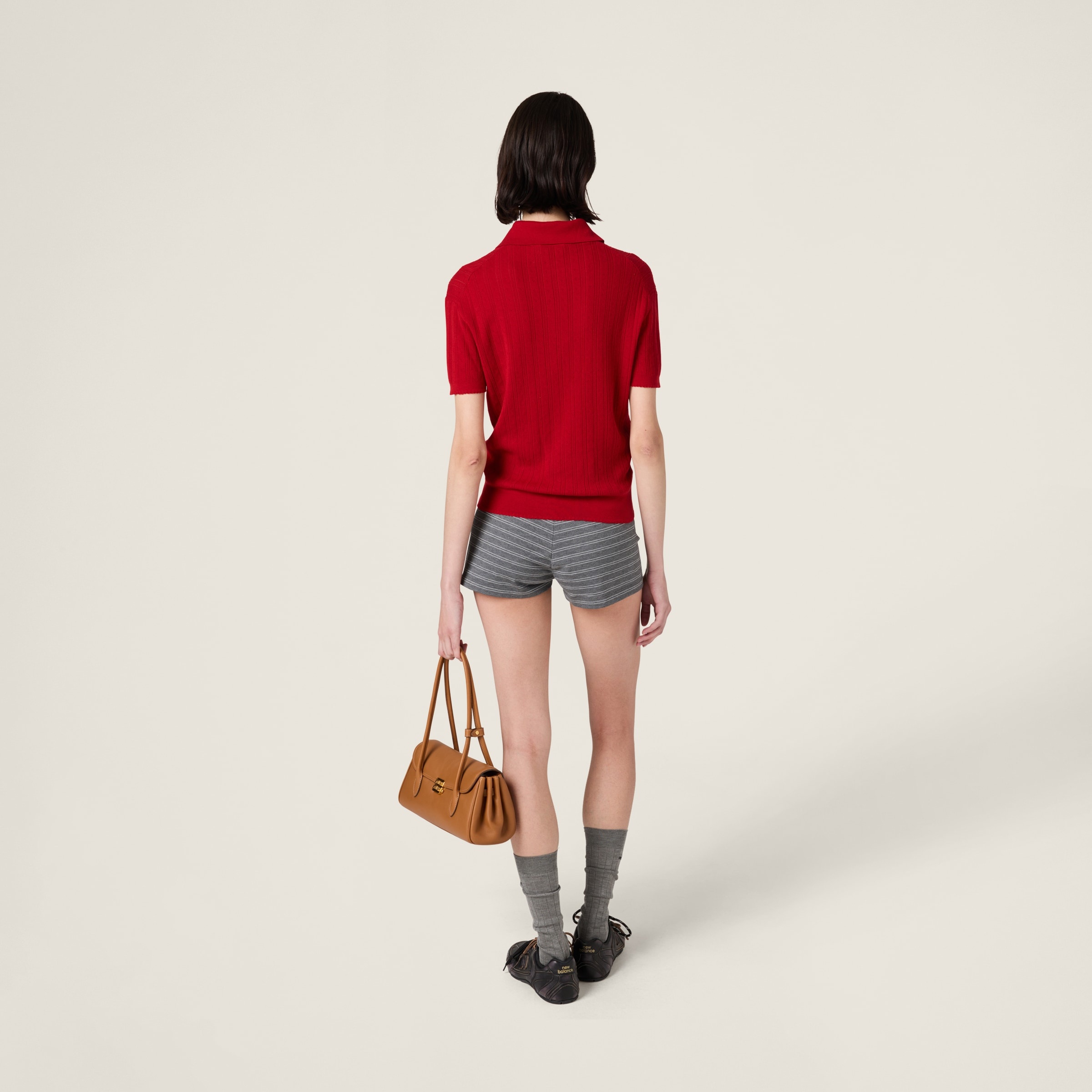 Cashmere and silk polo sweater - 3