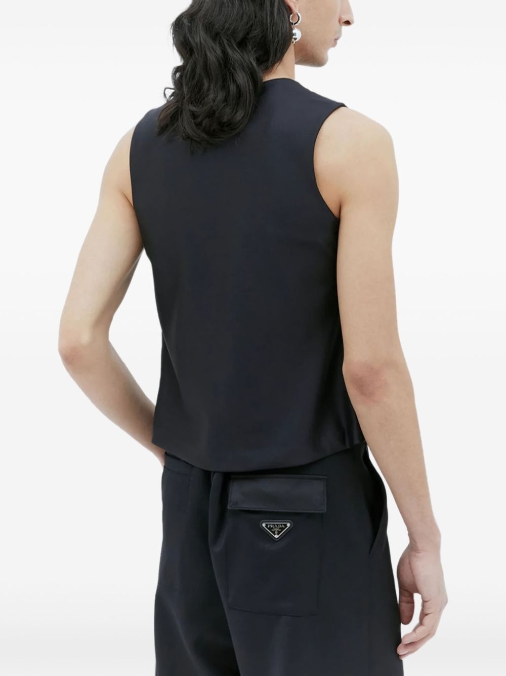 cowl-neck vest - 2