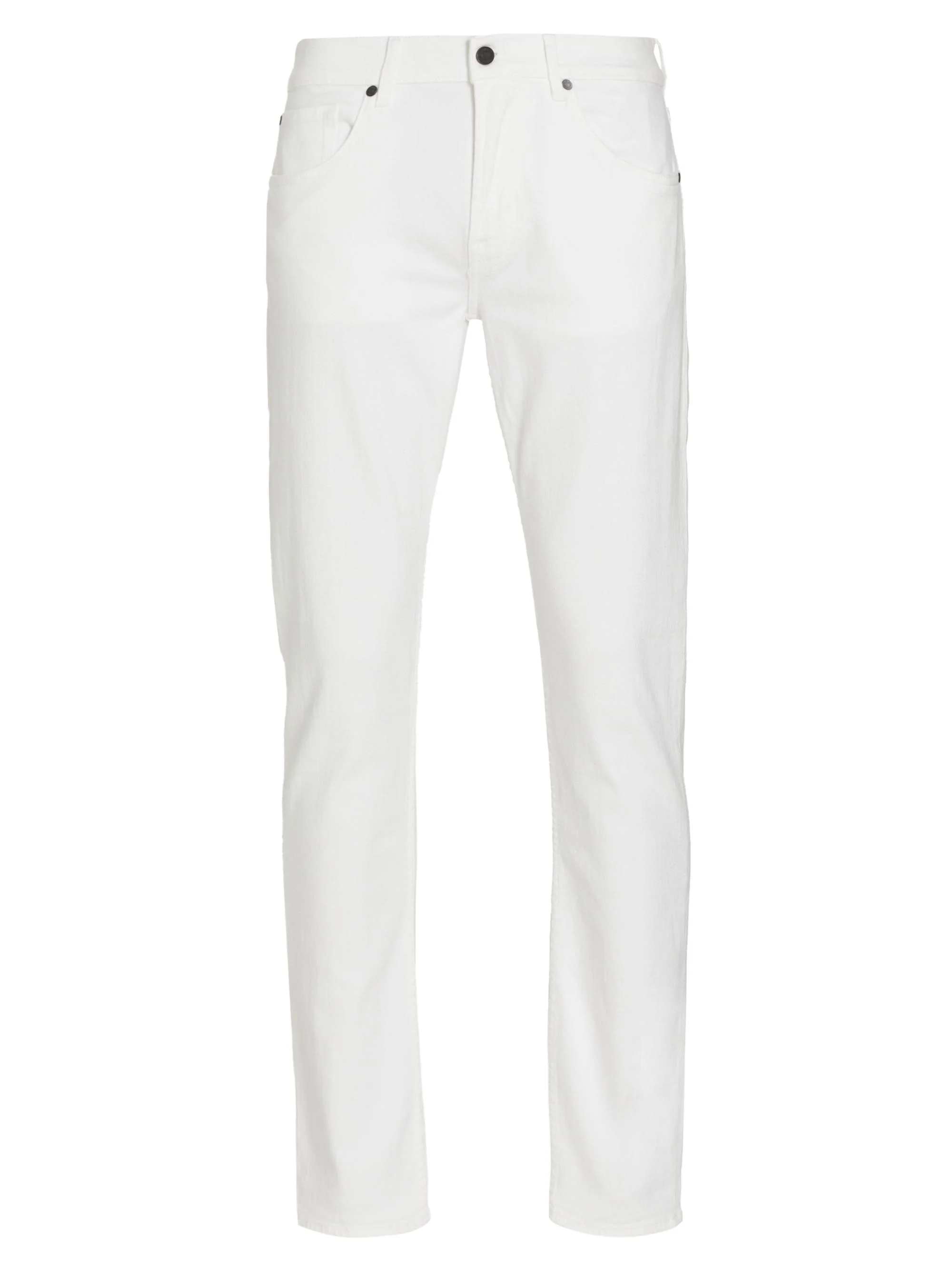 Men's Slimmy Slim-Fit Tapered Jeans - White - 1