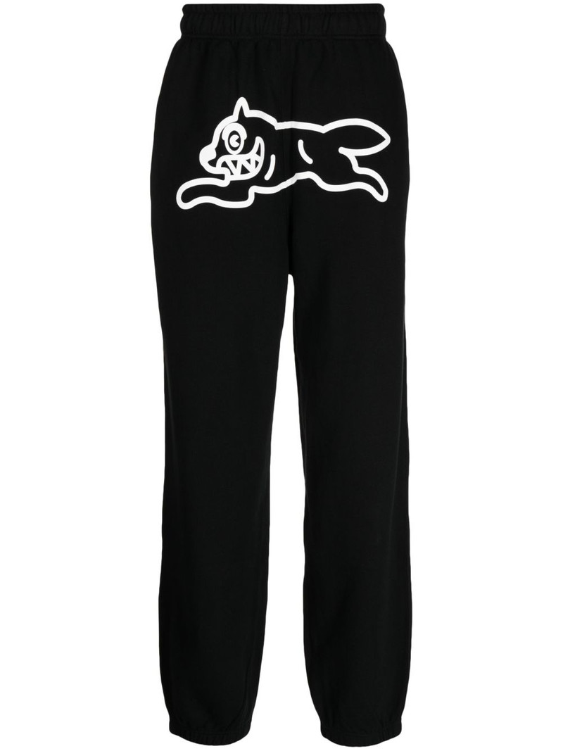 logo-print cotton track pants 1