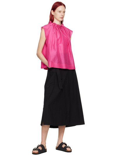 Toogood Black 'The Sieve Maker' Midi Skirt outlook