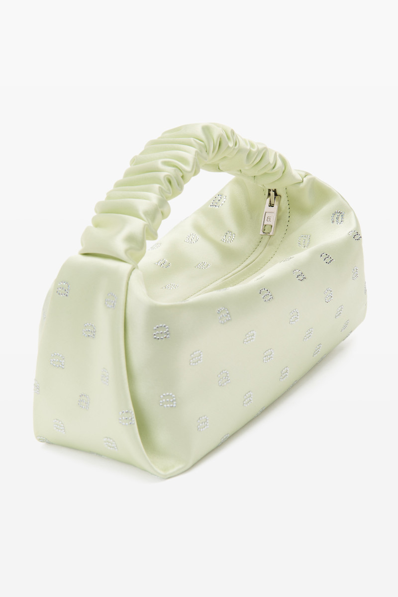 Alexander Wang HOTFIX SCRUNCHIE MINI BAG IN SATIN outlook