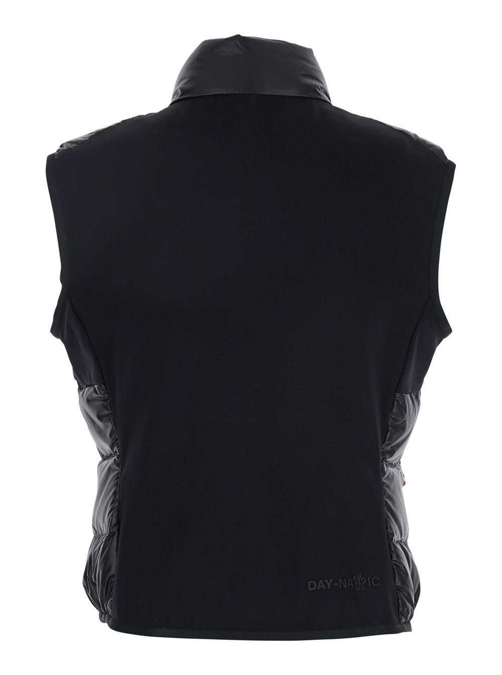 Moncler Grenoble Women Black High Neck Vest With Logo Applied On The Chest In Tech Fabric Woman - 2