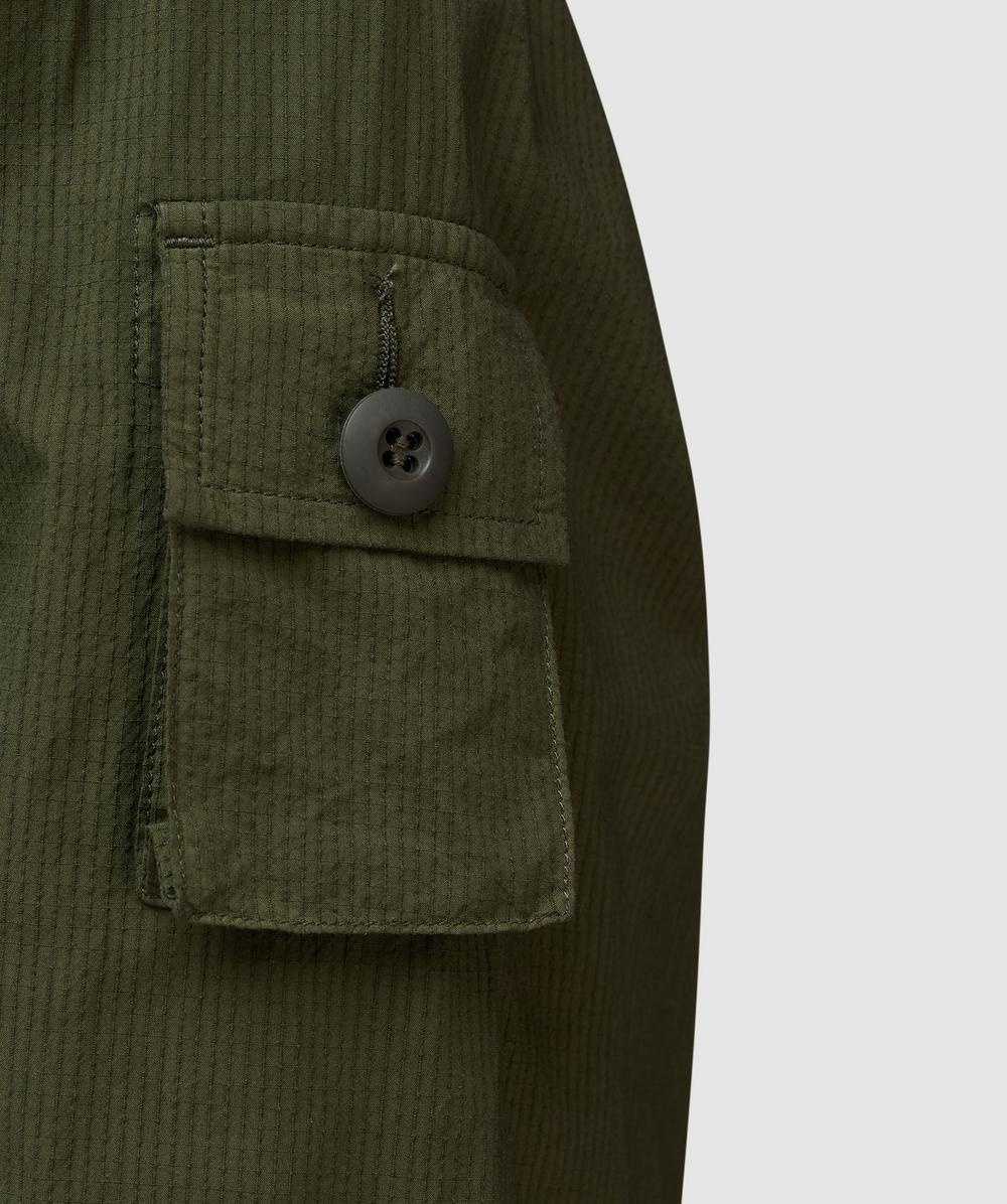 Textured military shirt jacket - 5