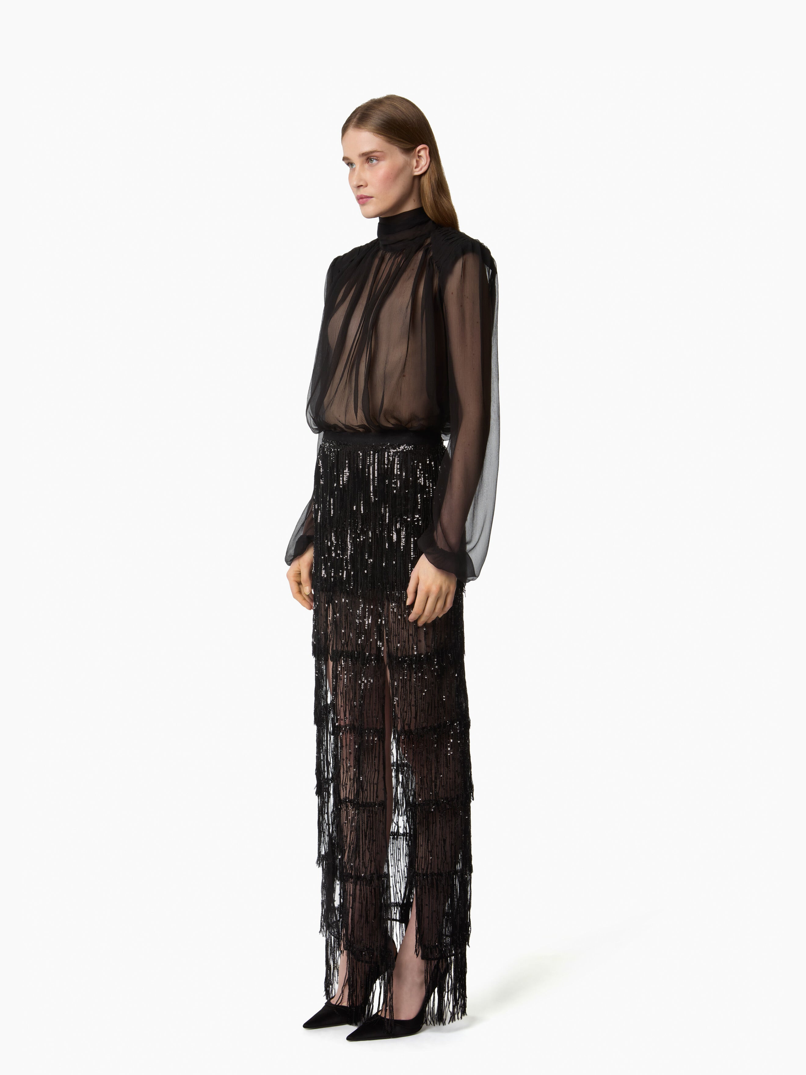 Sequined Tulle Skirt - 3