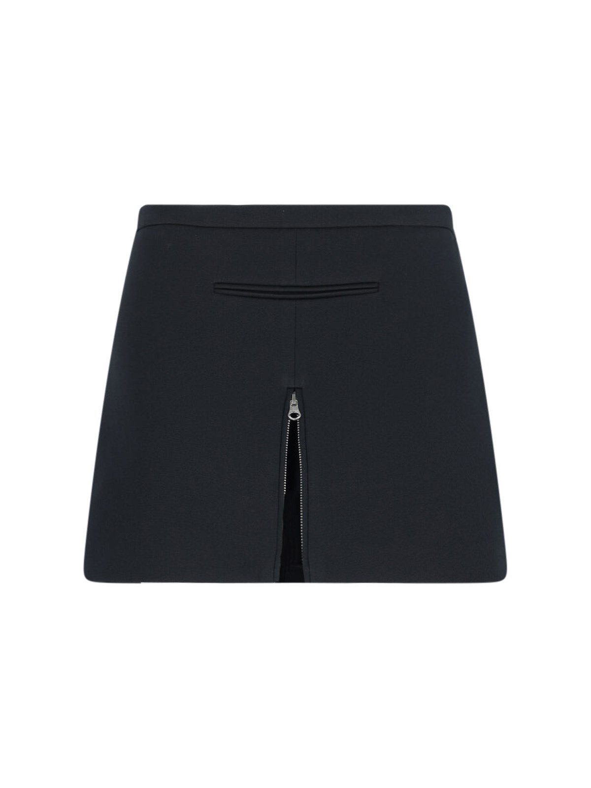 ZIPPED MINI SKIRT - 1