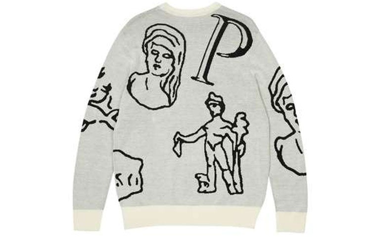 Palace Archaeology Knit Sweater 'White' P20KW001 - 2