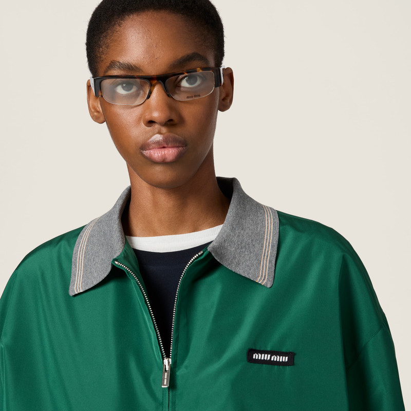 Technical poplin bomber jacket 6