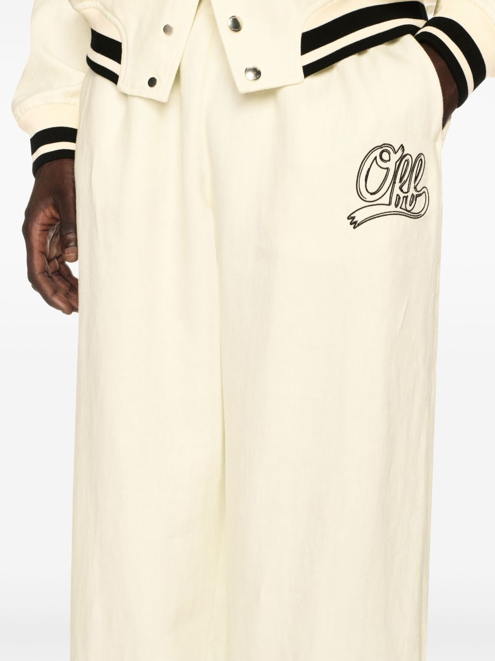 logo-print trousers - 5