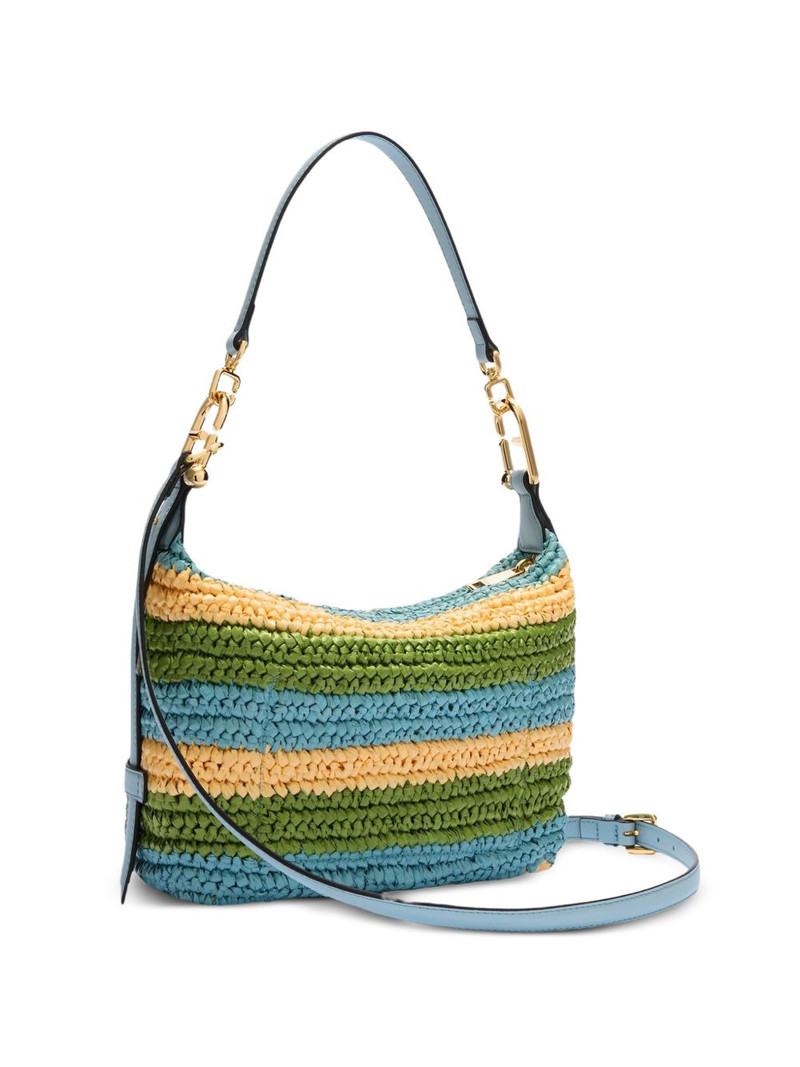 striped chain shoulder bag 1