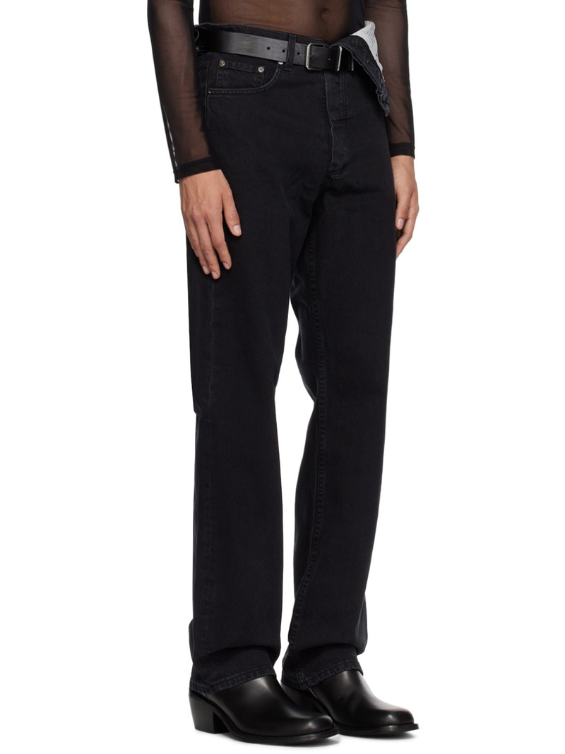 Black Asymmetric Jeans 2
