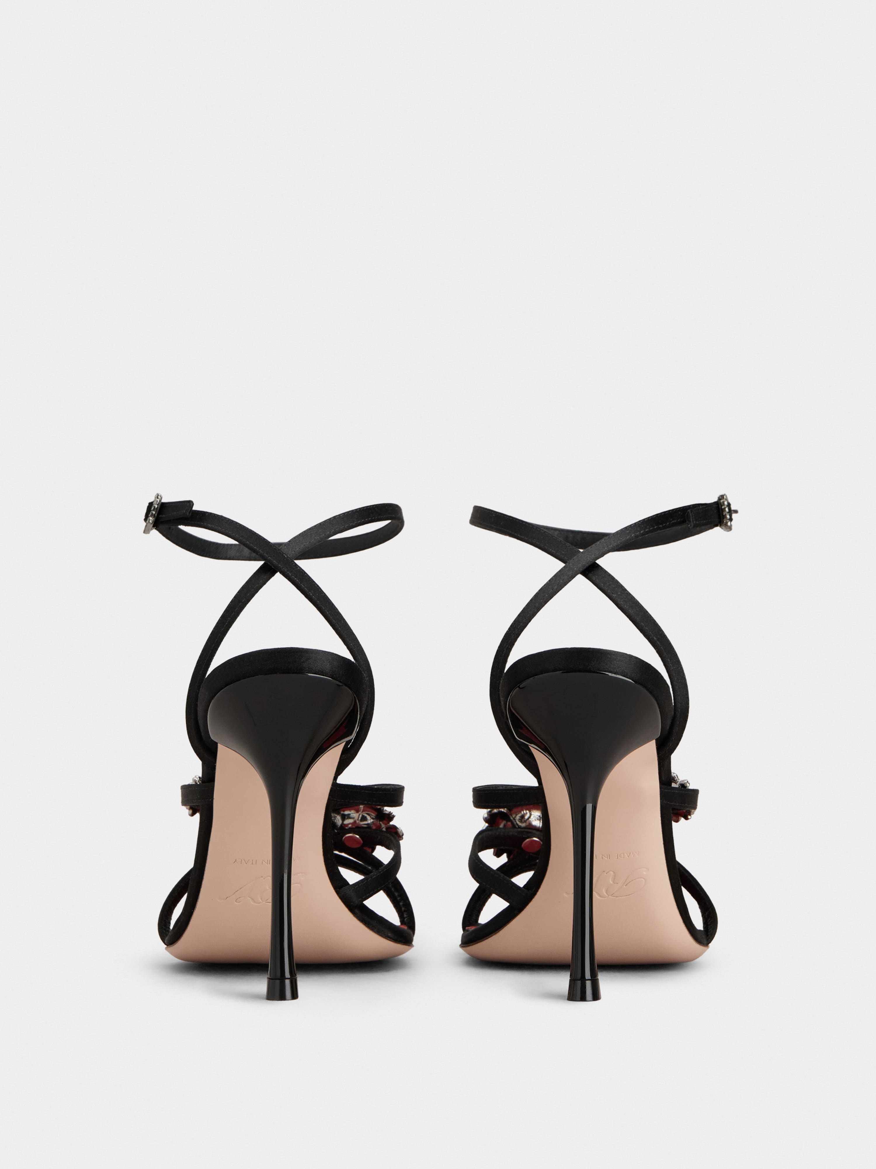 Efflorescence Sandals in satin - 5
