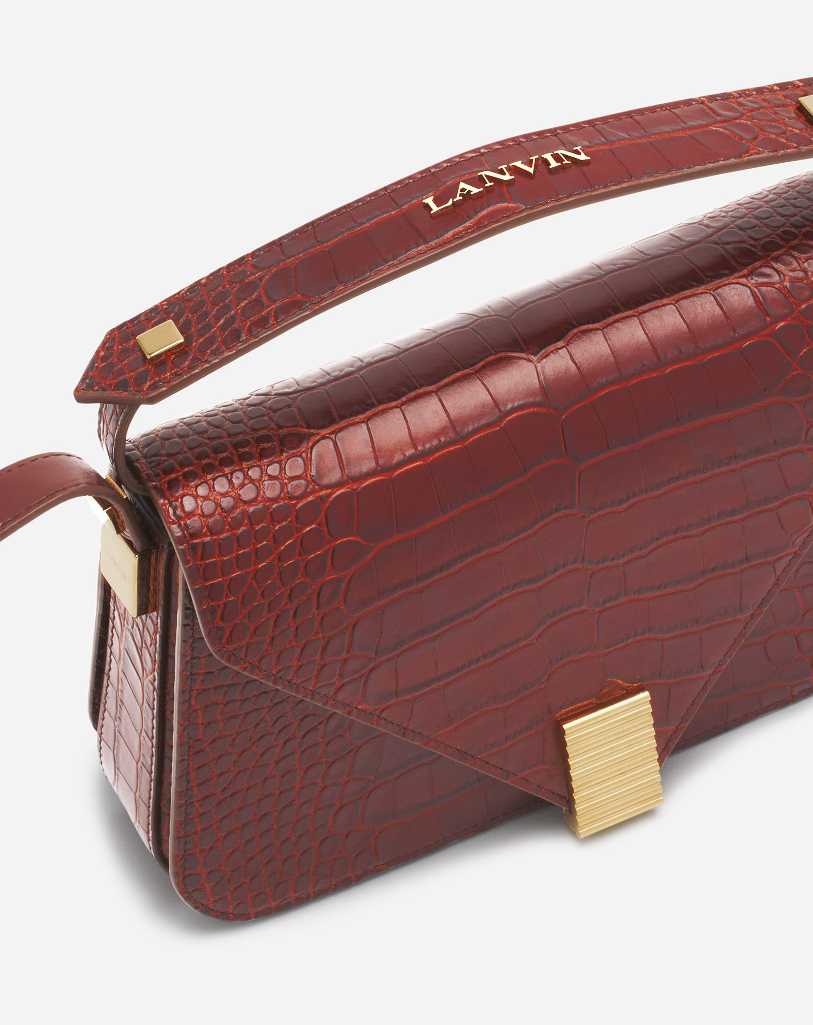CONCERTO ARPEGE BAG IN CROCODILE-EFFECT LEATHER - 6