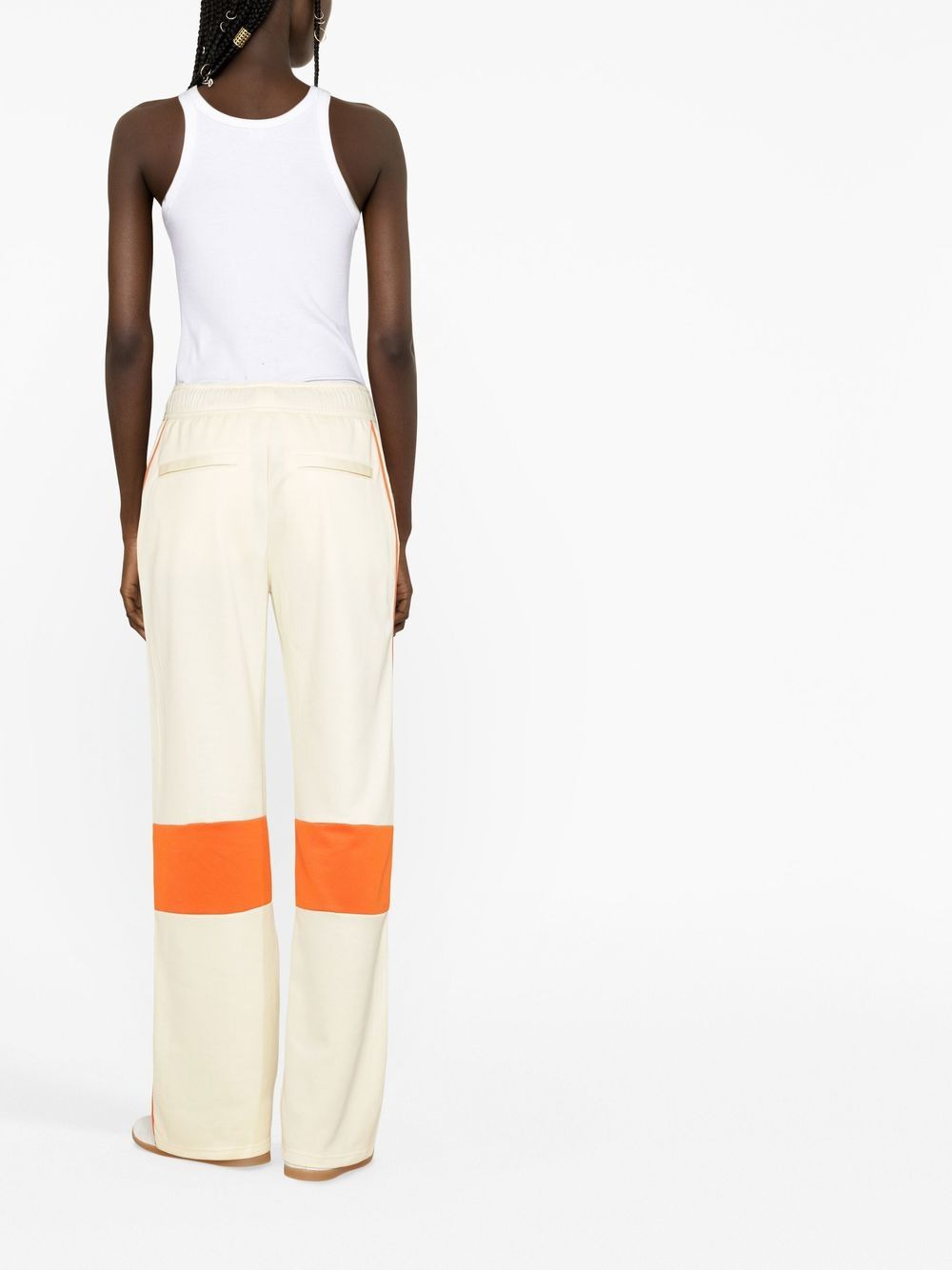contrast panel track pants - 3