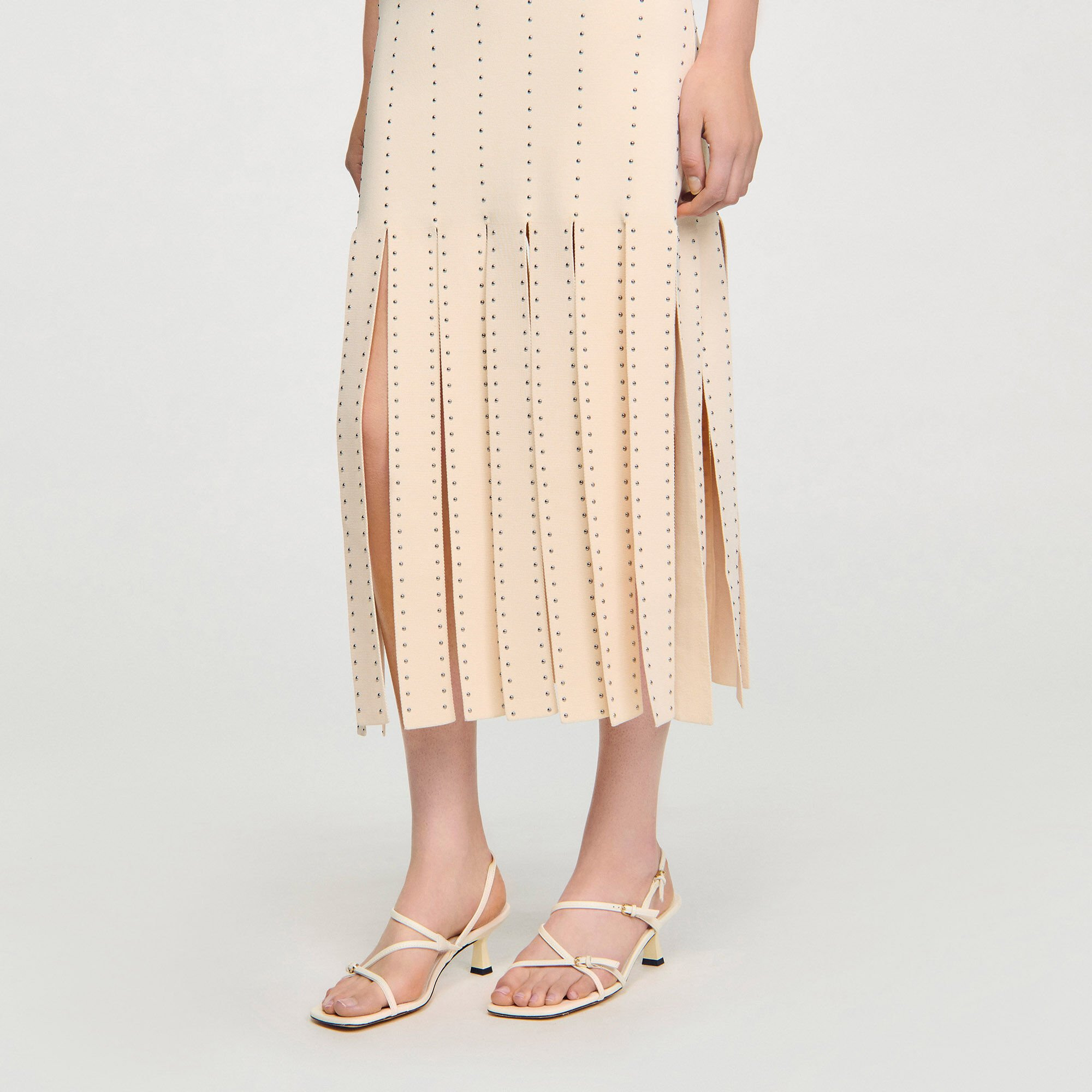 FRINGED KNIT MAXI DRESS - 3