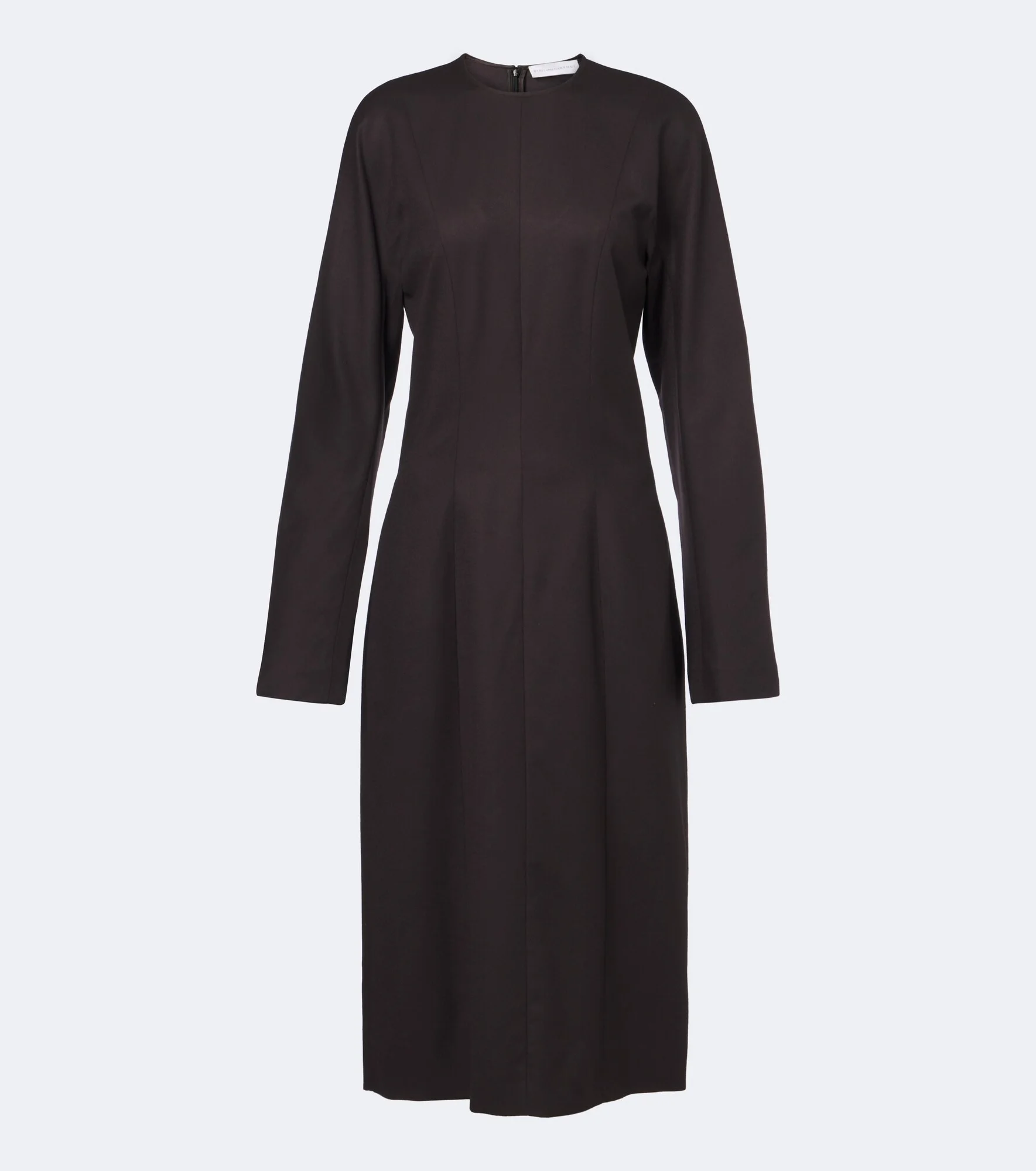 Pleated wool flannel midi dress - 1