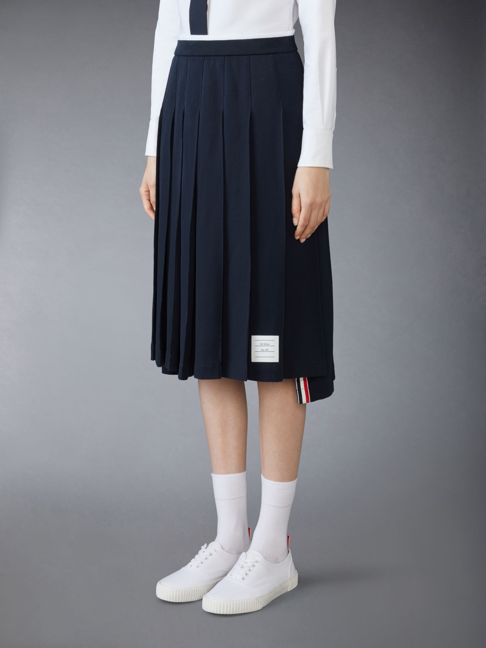 Cotton Pleated Skirt - 2
