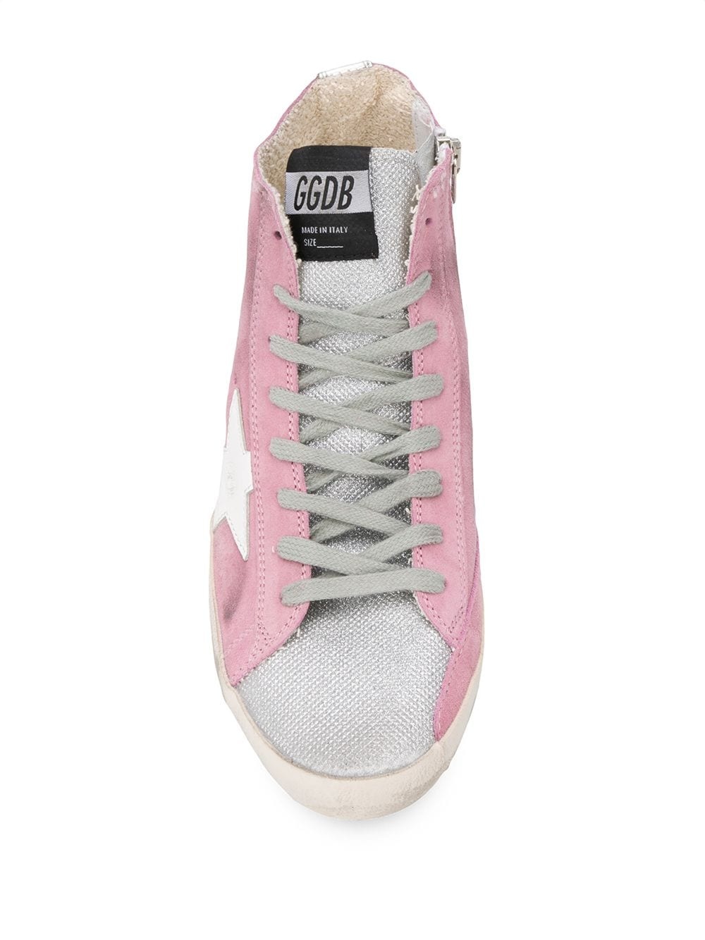 Francy distressed high-top trainers - 4