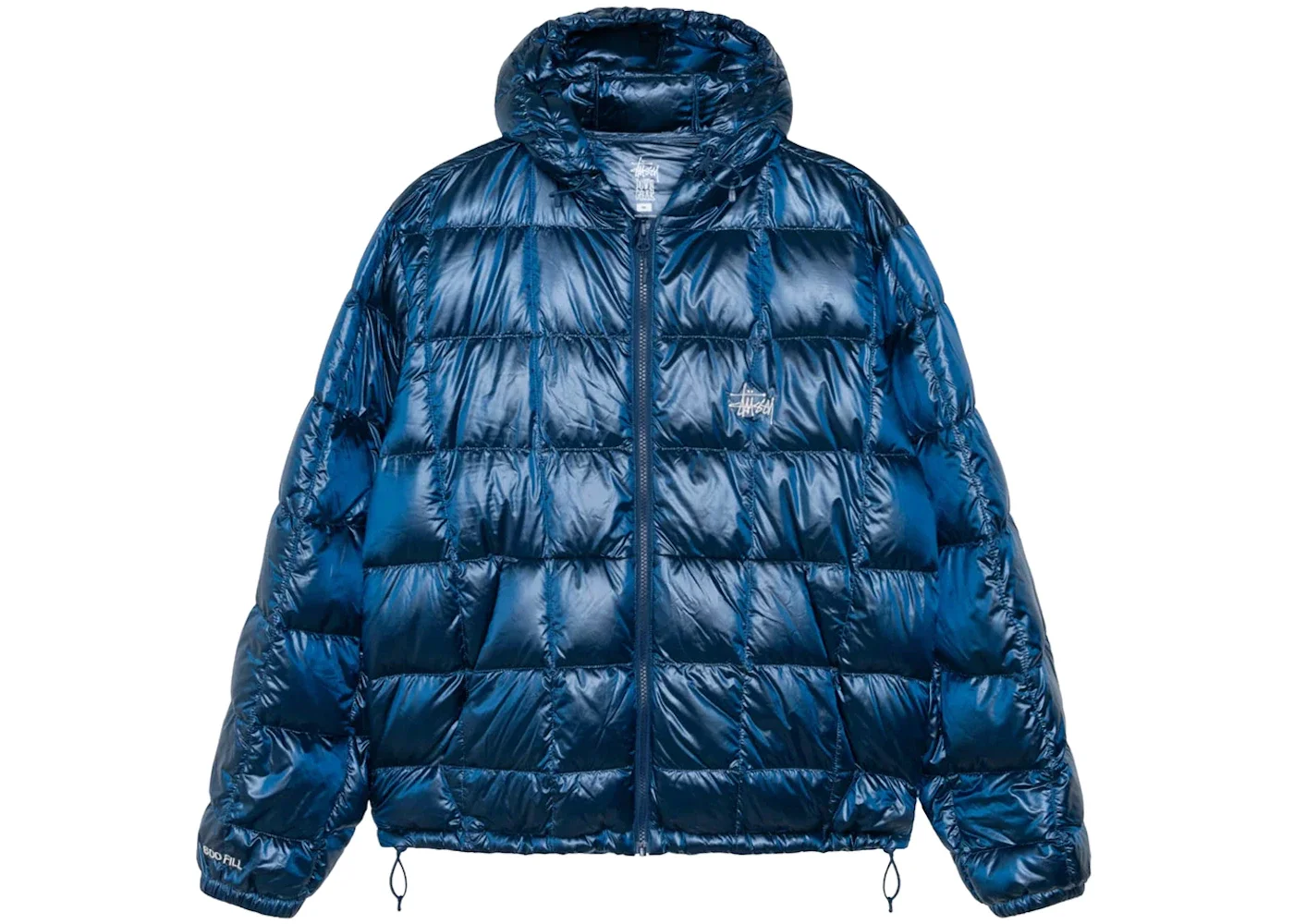 Stussy Midweight Hooded Puffer Royal - 1