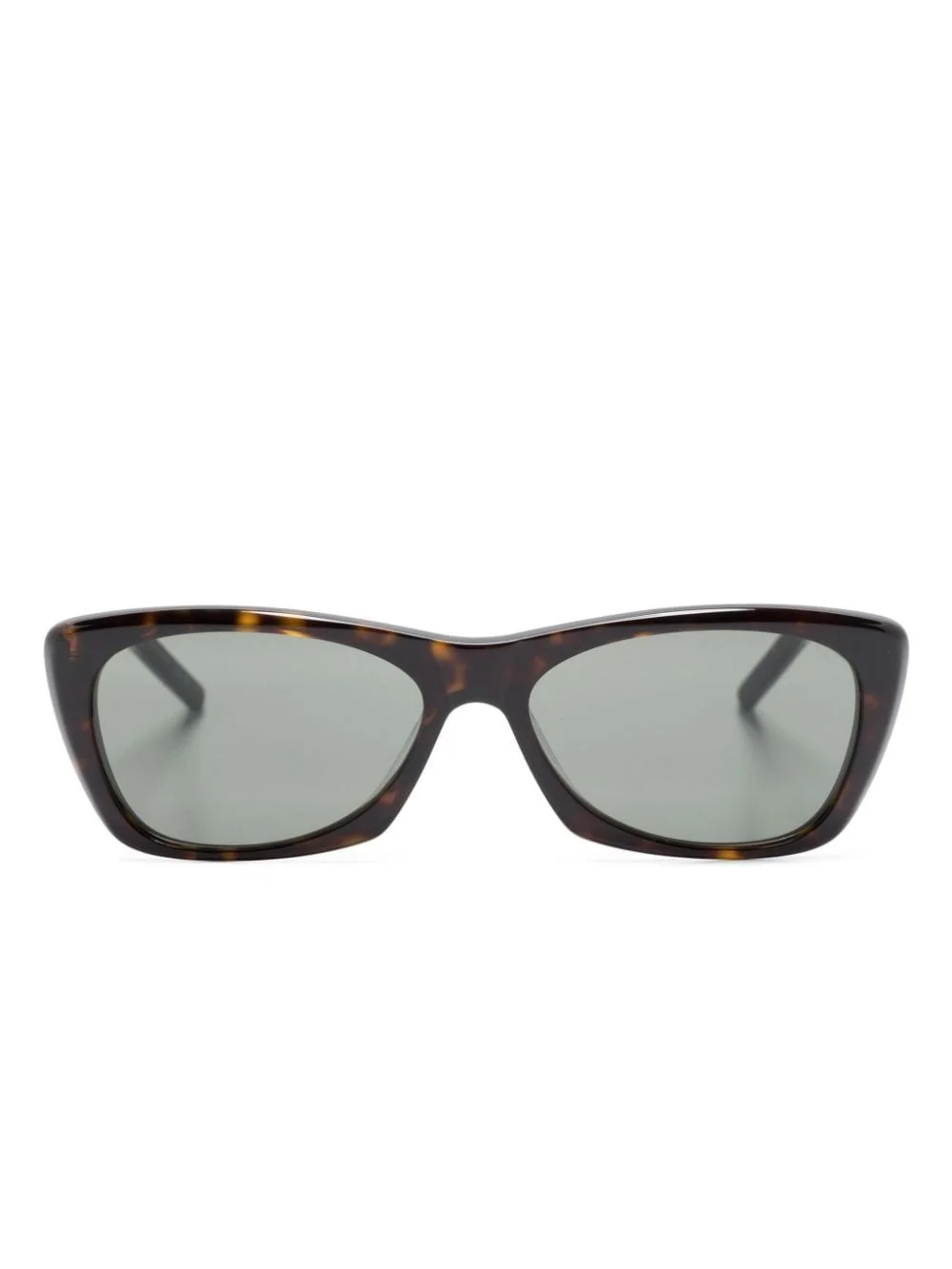 logo-engraved square-frame sunglasses - 1