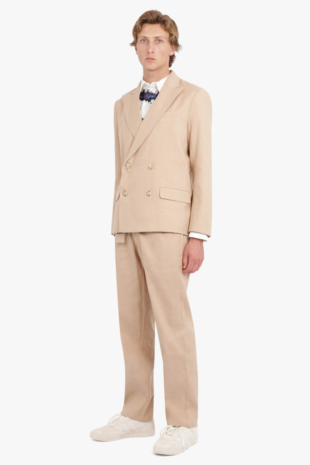 DOUBLE BREASTED JACKET | WHEAT - 2