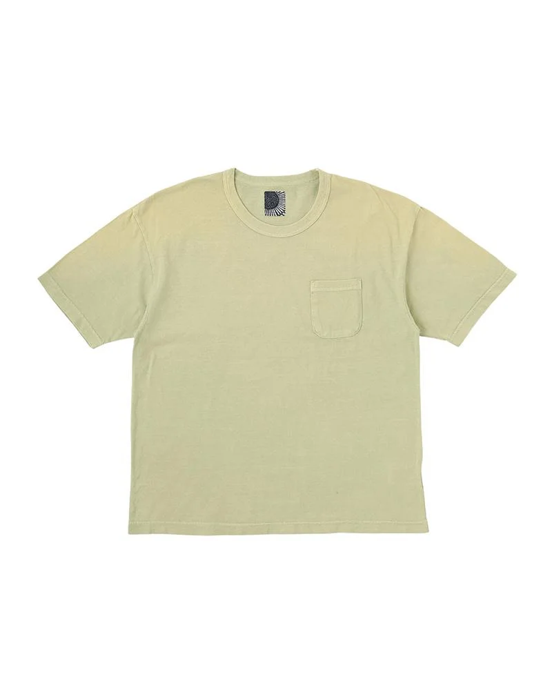 JUMBO TEE S/S DMGD LT.GREEN - 1
