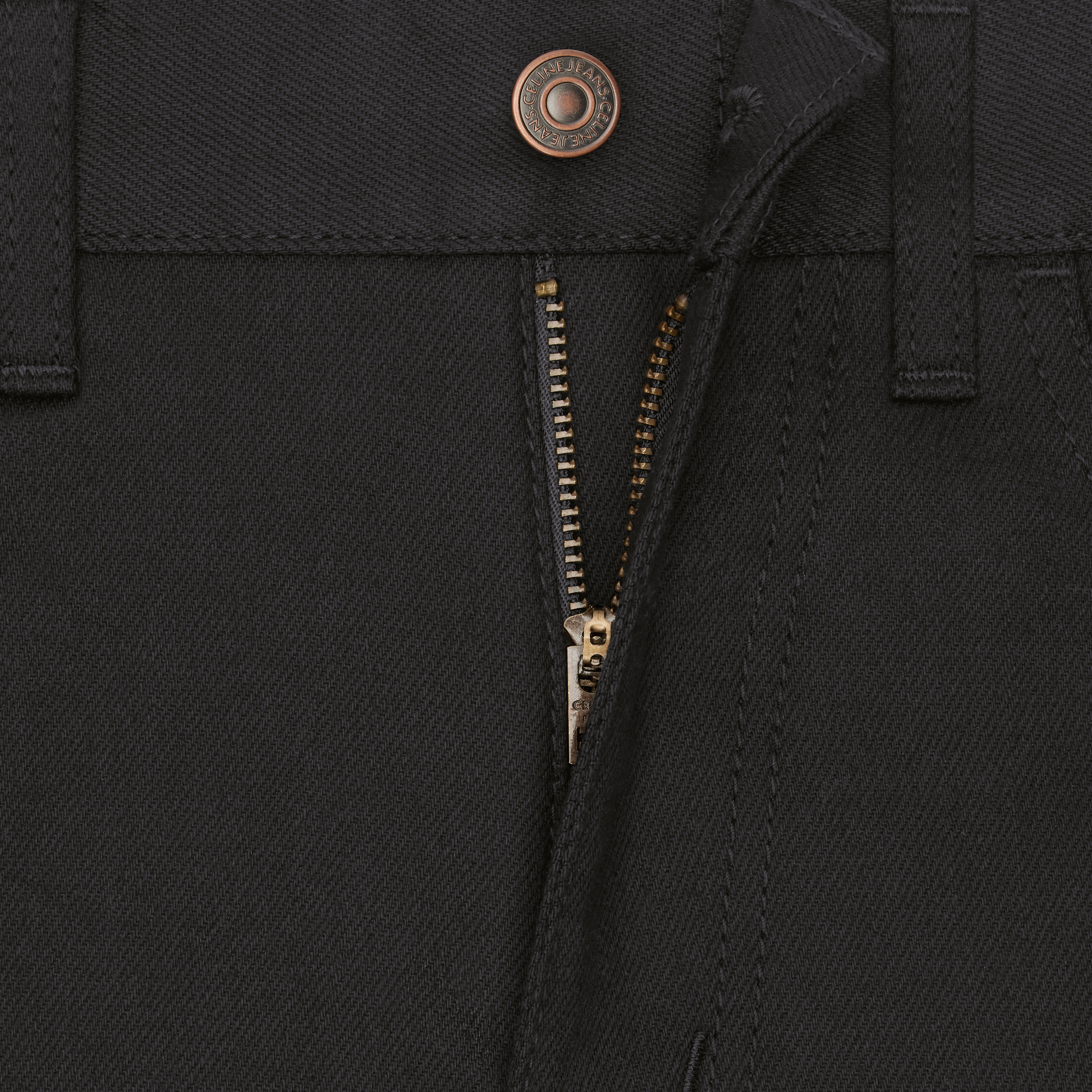 skinny jeans in vintage pure black denim - 4