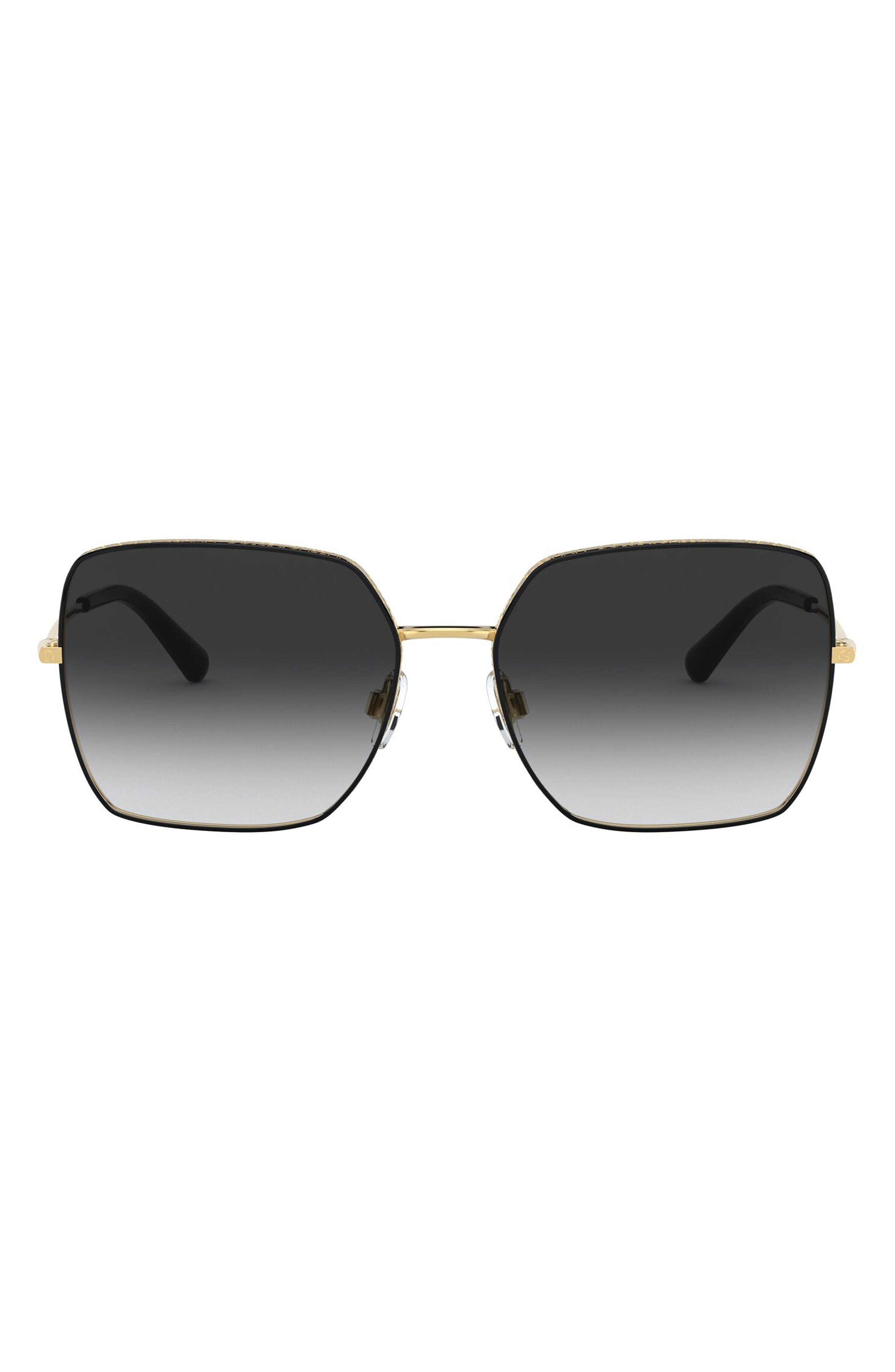 57mm Gradient Square Sunglasses - 1