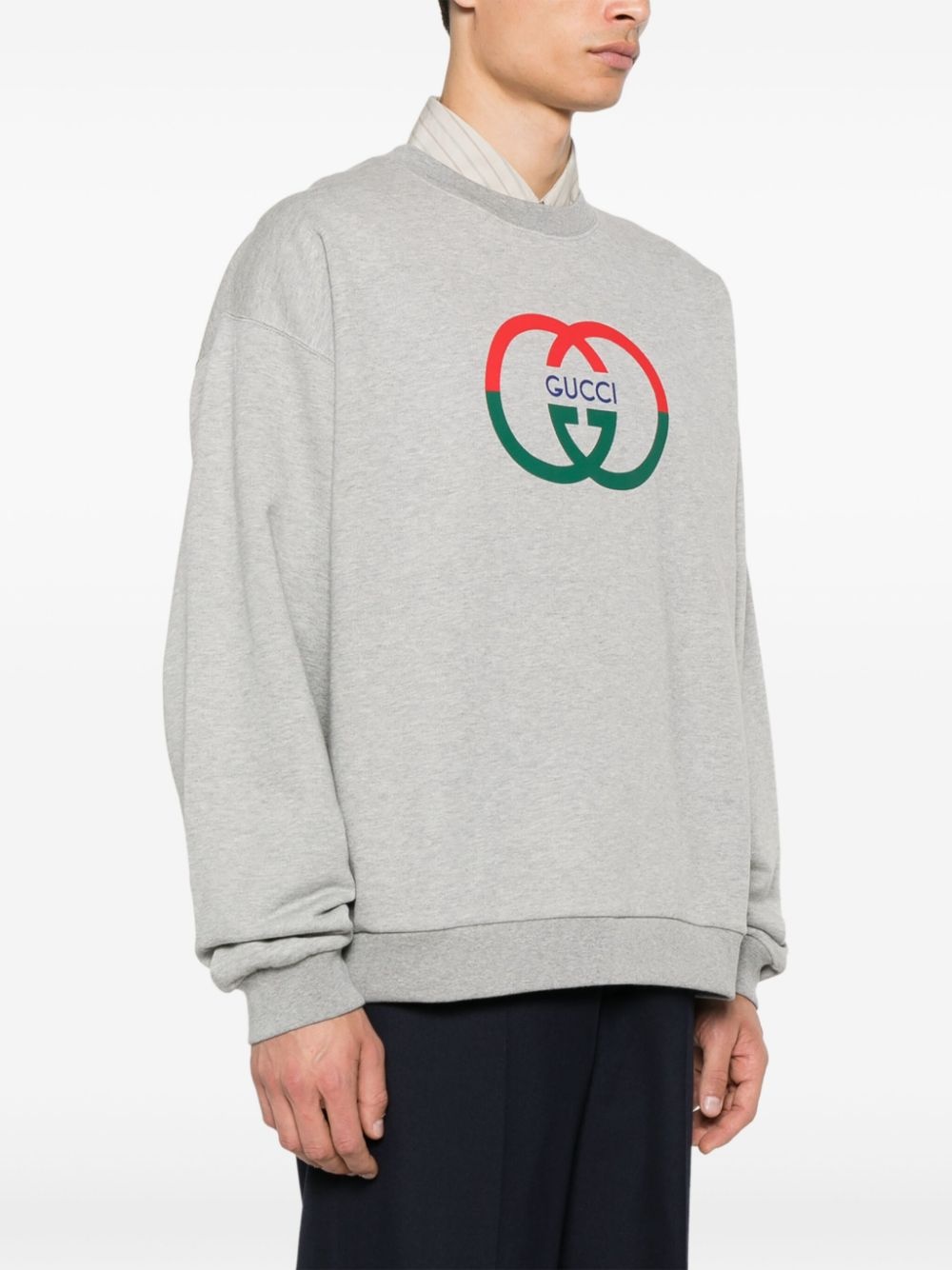 Interlocking G cotton sweatshirt - 3