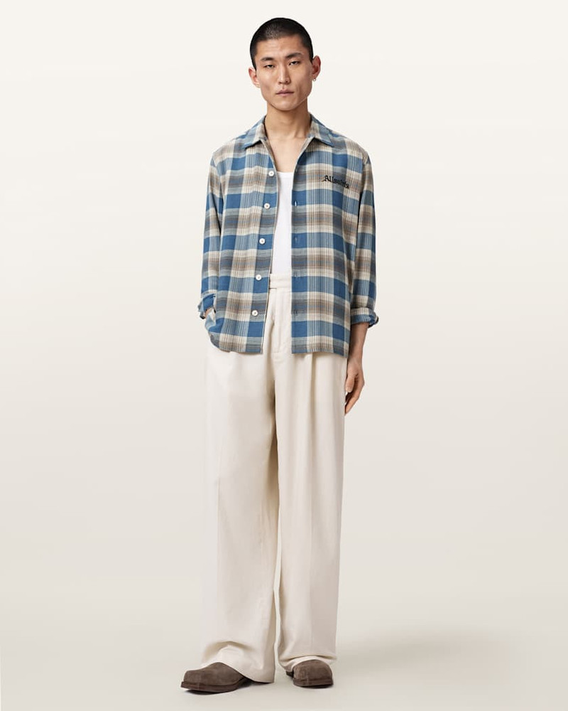 ATLA RELAXED LONG SLEEVE CHECK SHIRT 5