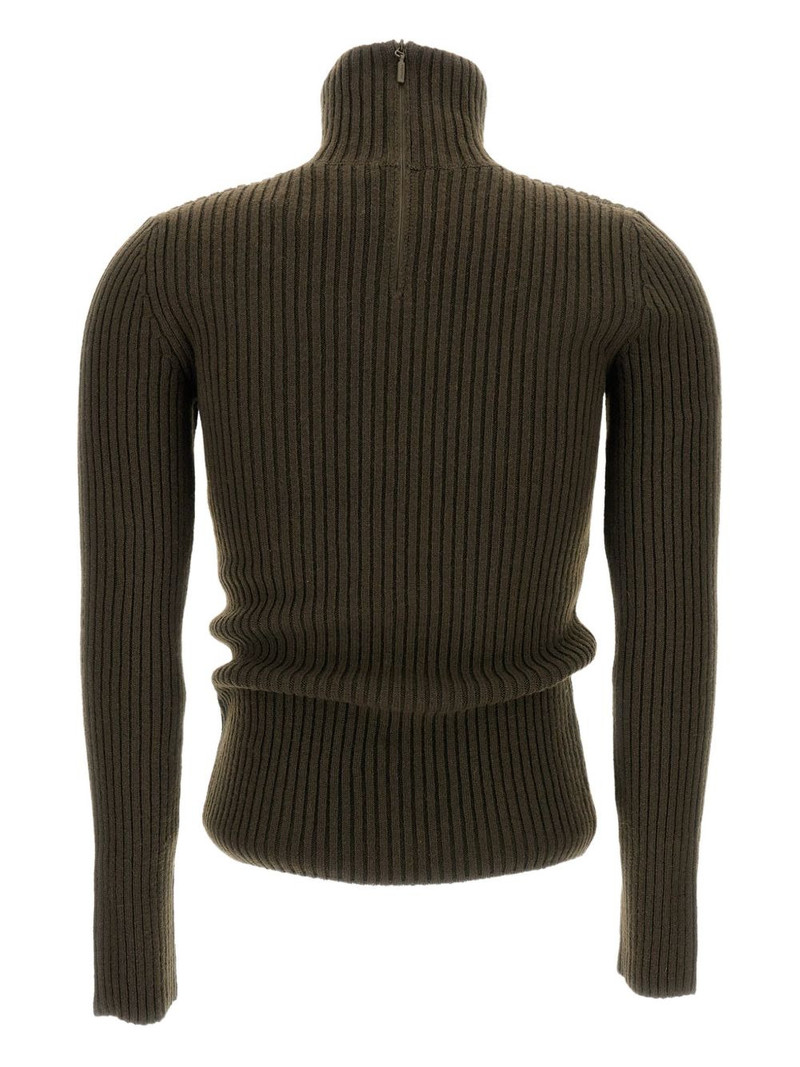 Max Mara ribbed turtleneck sweater outlook