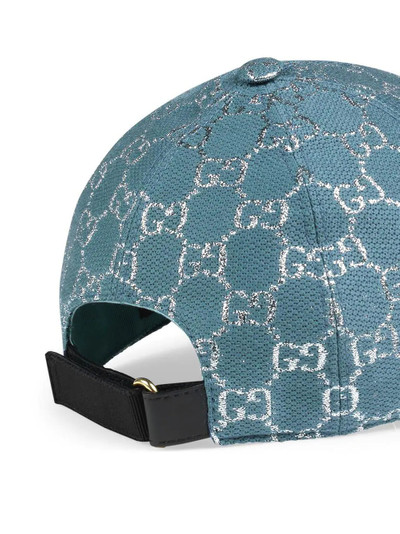 GUCCI GG lamé baseball cap outlook