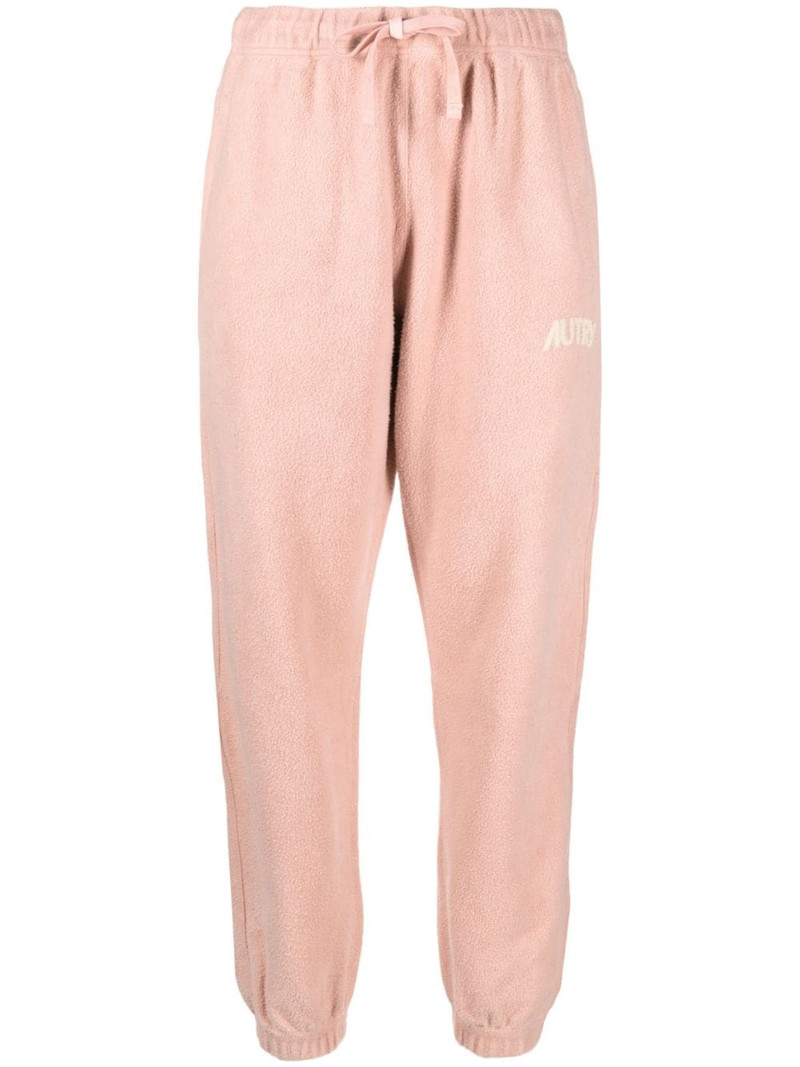 tapered-leg cotton trousers 1