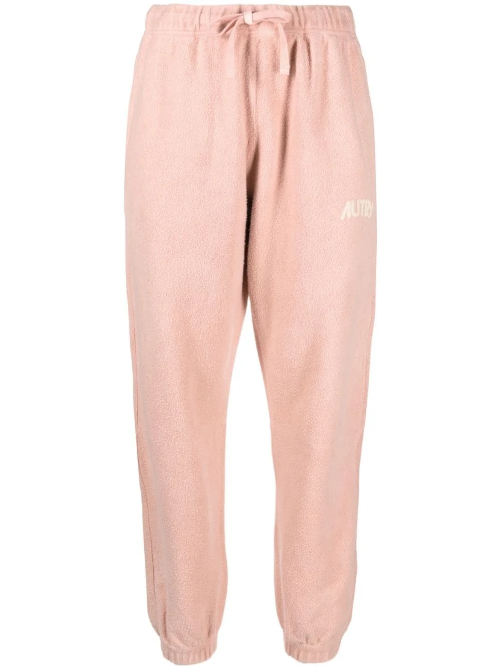 tapered-leg cotton trousers - 1