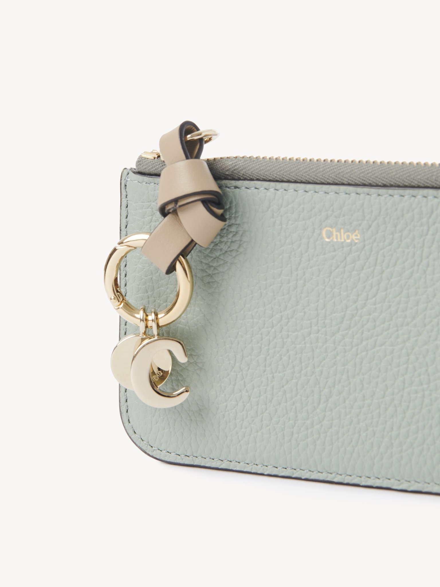 ALPHABET PURSE IN GRAINED LEATHER - 5