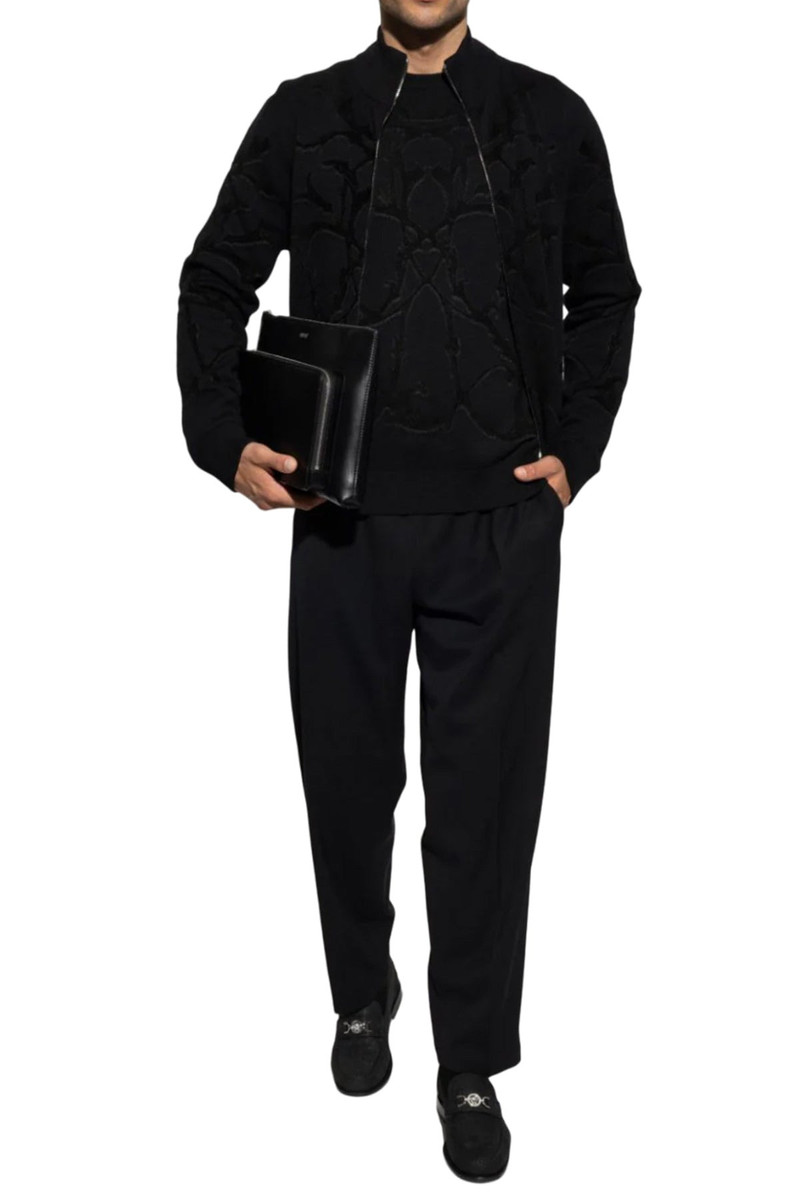 VERSACE LONG-SLEEVED ZIPPED CARDIGAN outlook