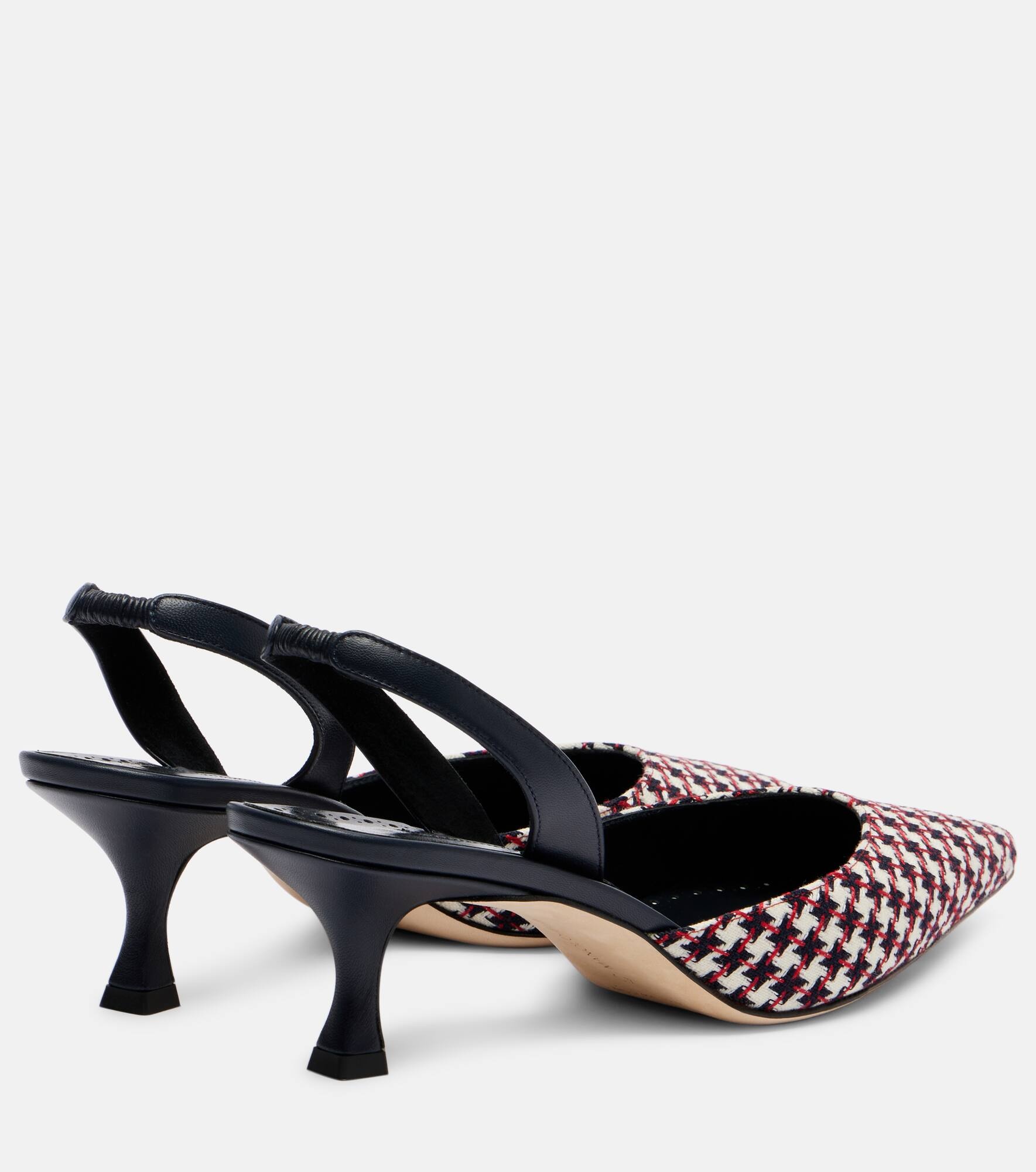Carolyne 50 houndstooth slingback pumps - 2