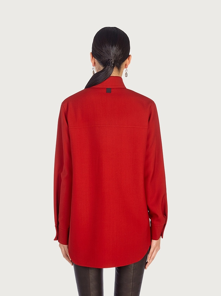 WOOL SHIRT JACKET - 4