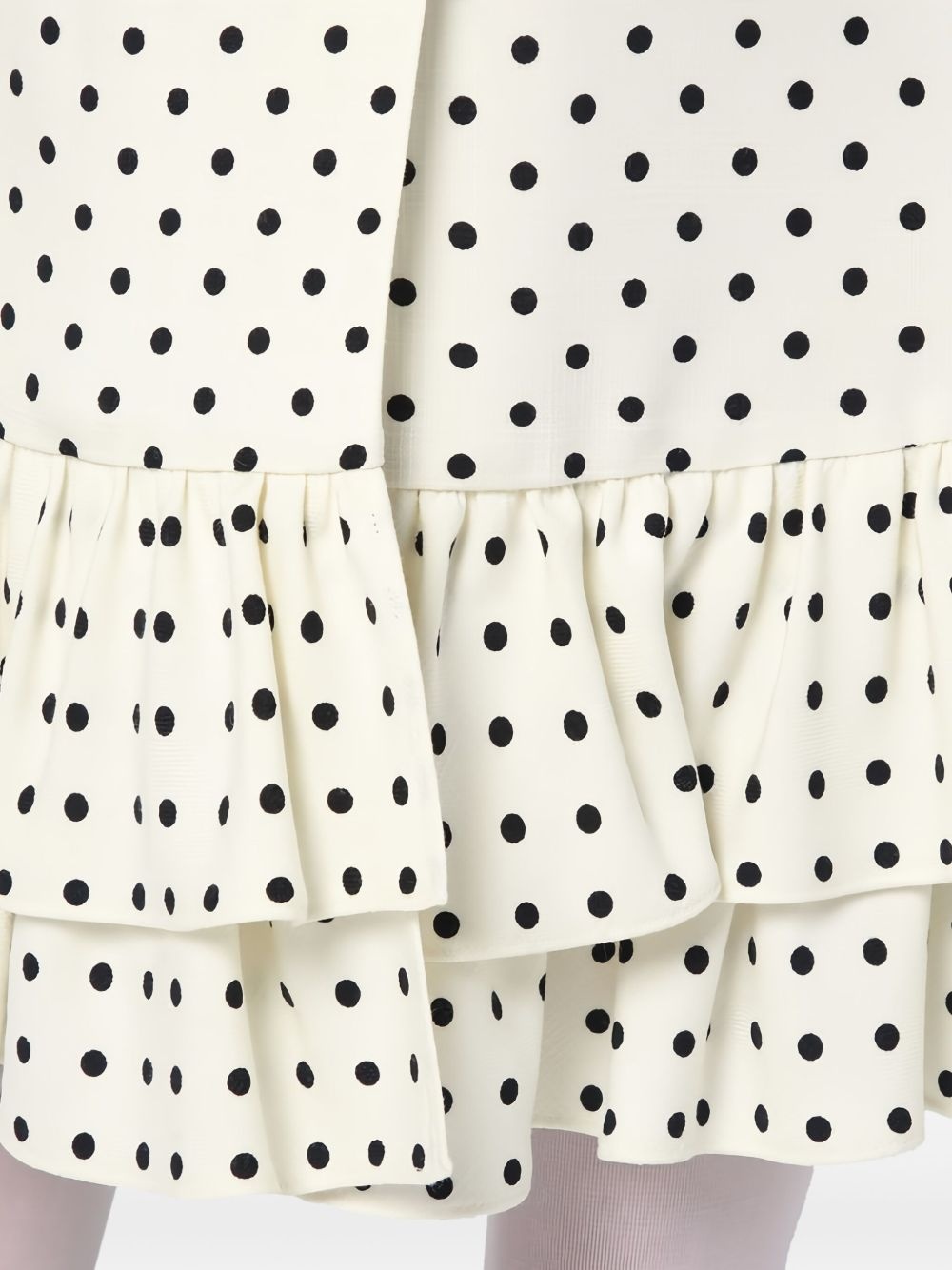 polka dot-print midi skirt - 6