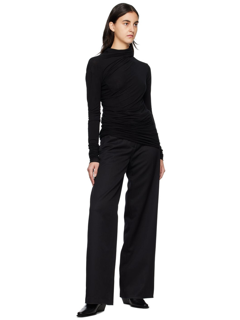 Ann Demeulemeester Black Tatiana Turtleneck outlook