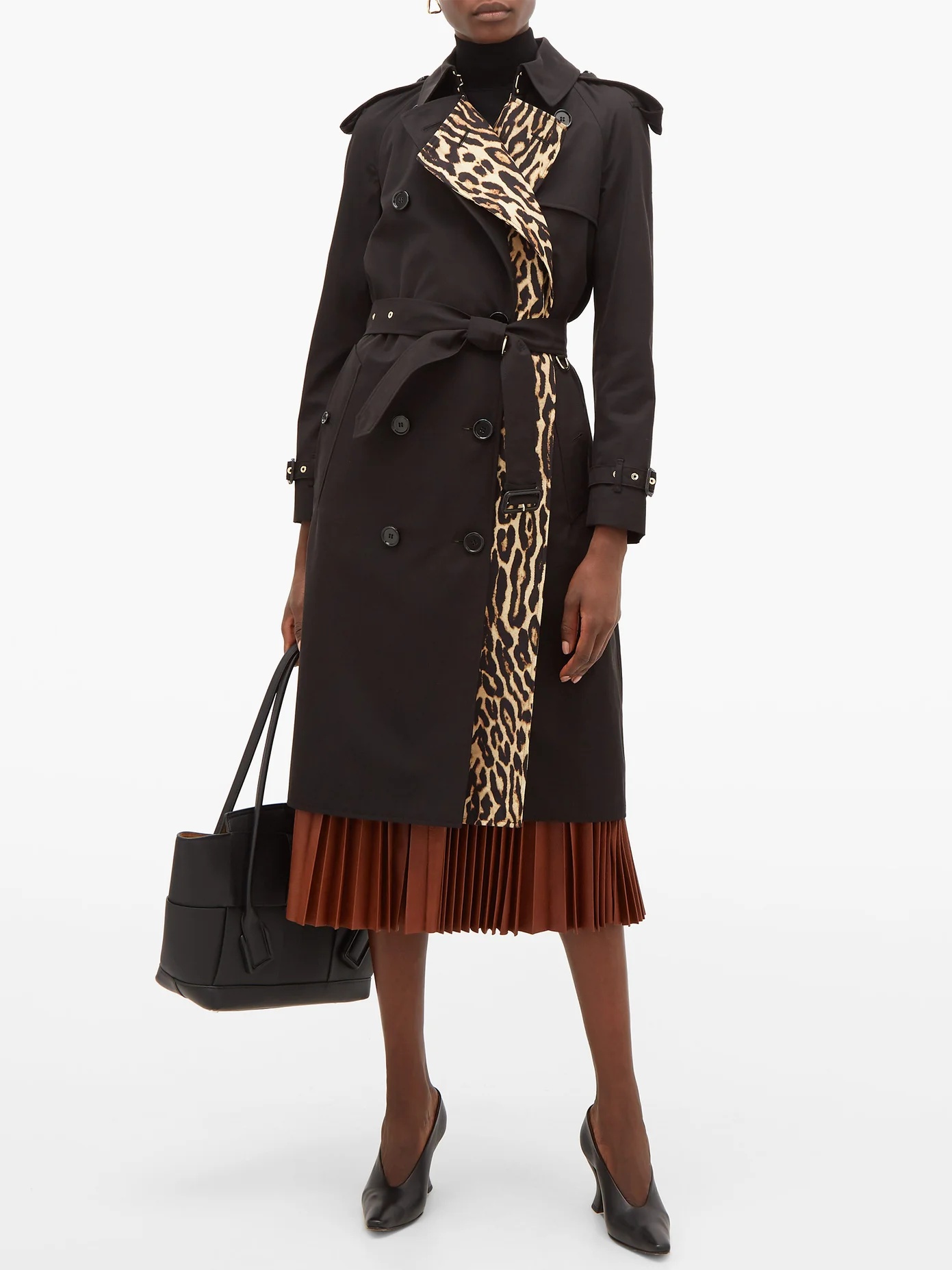 Bridstow leopard-print cotton trench coat - 2