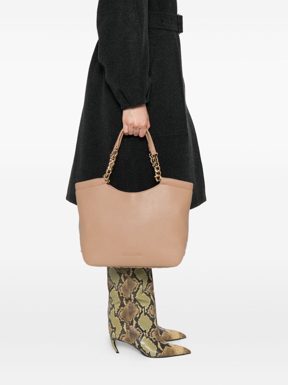chain-handle tote bag - 2